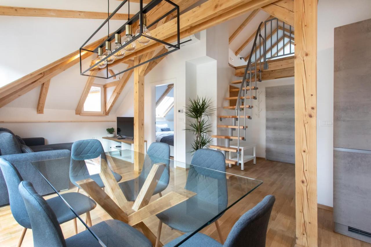 Bright & Spacious Loft In The Heart Of Old Town Ljubljana Eksteriør bilde
