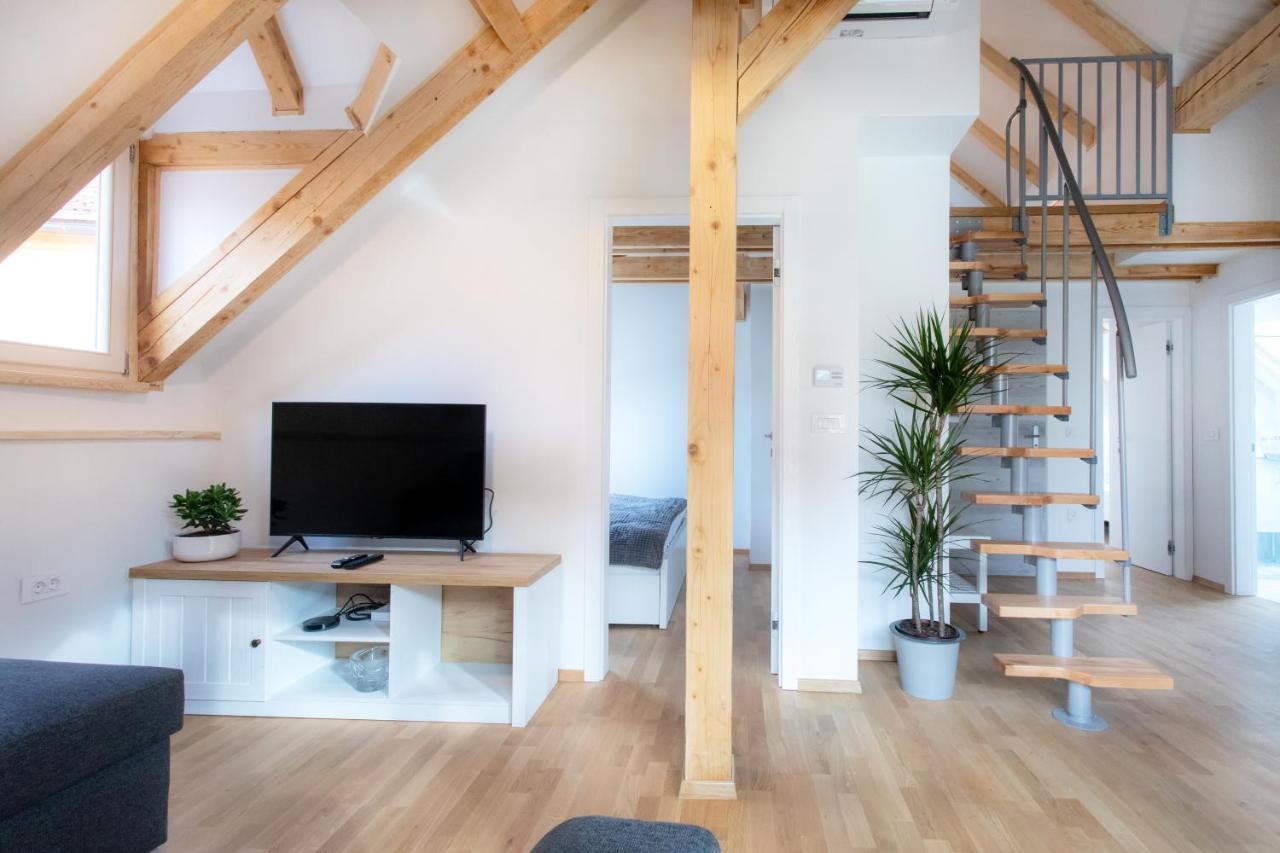 Bright & Spacious Loft In The Heart Of Old Town Ljubljana Eksteriør bilde